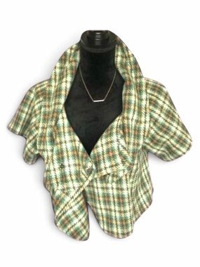 Nick and Mo Cropped Cape Jacket sz M